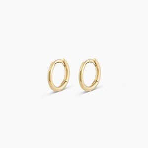 Gorjana 14k Solid Gold Hoop Earrings